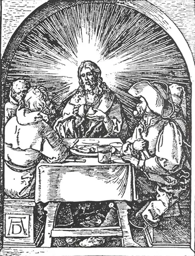 Christus in Emmaus Albrecht Durer